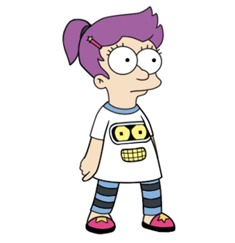Illustration for article titled If Fry and Leela had kids, they would be adorable
